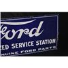 Image 3 : PORCELAIN FORD AUTHORIZED SERVICE STATION SIGN