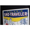 Image 2 : RARE POLARIS SNO TRAVELER SNOWMOBILE TIN SIGN