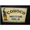 Image 1 : CONOCO MINUTEMAN MOTOR OIL SIGN
