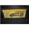 Image 1 : FRANCISCO AUTO HEATER TIN SIGN RARE VERSION