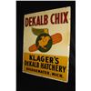 Image 1 : DEKALB CHIX SEED CORN HATCHERY SIGN BRIDGEWATER MI