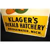 Image 2 : DEKALB CHIX SEED CORN HATCHERY SIGN BRIDGEWATER MI