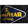 Image 3 : PORCELAIN GOOD YEAR BATTERIES SIGN  BRACKET