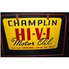 Image 2 : PORCELAIN CHAMPLIN HI VI MOTOR OIL SIGN