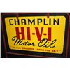 Image 3 : PORCELAIN CHAMPLIN HI VI MOTOR OIL SIGN