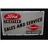 PORCELAIN FORD TRACTOR DEARBORN EQUIPMENT SIGN