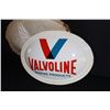 NOS VALVOLINE MARINE PRODUCTS CONVEX TIN SIGN