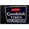 PORCELAIN GOODRICH SILVERTOWN TIRES DEALER SIGN