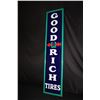 Image 1 : PORCELAIN GOODRICH TIRES VERTICAL SIGN