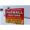 Image 1 : LARGE INTERNATIONAL HARVESTER FARMALL TRACTOR SIGN