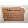 Image 9 : RARE LECTROLOK AUTOMOBILE GAS CAP DISPLAY SIGN