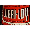 Image 5 : LARGE LUBRI-LOY QUART OIL CAN SIGN LUBRILOY