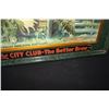 Image 4 : SCHMIDTS CITY CLUB BEER TIN LITHO SIGN ST PAUL MN