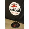 Image 1 : PORCELAIN MOBILOIL GARGOYLE CURB SIGN