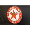 Image 1 : PORCELAIN TEXACO GASOLINE MOTOR OIL SIGN