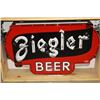 Image 1 : PORCELAIN ZIEGLER BEER NEON SIGN BEAVER DAM WI