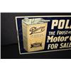 Image 10 : STANDARD OIL CO POLARINE OIL CAN FLANGE SIGN