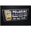 STANDARD OIL CO POLARINE OIL CAN FLANGE SIGN
