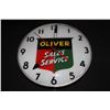 Image 1 : RARE ORIGINAL NG CO OLIVER MACHINERY DEALER CLOCK