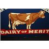 Image 2 : PORCELAIN CALIFORNIA DAIRY COW FARM SIGN