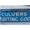 Image 3 : CULVERS SPORTING GOODS PAINTED TIN NEON SIGN