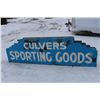 Image 5 : CULVERS SPORTING GOODS PAINTED TIN NEON SIGN