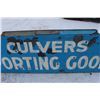 Image 7 : CULVERS SPORTING GOODS PAINTED TIN NEON SIGN