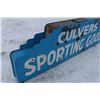 Image 8 : CULVERS SPORTING GOODS PAINTED TIN NEON SIGN