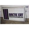 Image 4 : ARCTIC CAT SNOWMOBILE DEALER LIGHTED SIGN