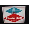 Image 1 : NOS GRAIN BELT BEER FOUNTAIN TIN SIGN