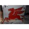 Image 1 : PORCELAIN T-51 MOBIL PEGASUS COOKIE CUTTER SIGN