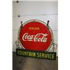 Image 9 : VERY RARE PORCELAIN COCA COLA SODA FOUNTAIN SIGN