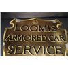 Image 2 : RARE PORCELAIN SIGN LOOMIS ARMORED CAR SERVICE