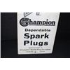 Image 2 : EARLY WOOD CHAMPION SPARK PLUGS THERMOMETER