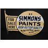 Image 1 : PORCELAIN SIMMONS KEEN KUTTER PAINT FLANGE SIGN