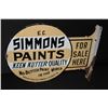 Image 5 : PORCELAIN SIMMONS KEEN KUTTER PAINT FLANGE SIGN