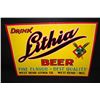 Image 1 : NOS WEST BEND LITHIA BEER TIN SIGN