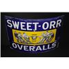 Image 1 : PORCELAIN SWEET ORR UNION OVERALLS CORNER SIGN