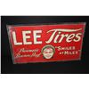 Image 1 : LEE TIRES PUNCTURE PROOF TIN FLANGE SIGN