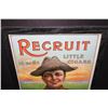 Image 2 : PAT 1909 AMERICAN TOBACCO CO RECRUIT CIGAR SIGN