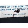 Image 3 : PORCELAIN CHICAGO PARK CURB YOUR SCOTTY DOG SIGN