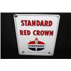 Image 1 : STANDARD OIL CO RED CROWN GASOLINE GAS PUMP SIGN