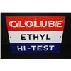 Image 1 : GLOLUBE ETHYL HI-TEST GASOLINE GAS PUMP SIGN