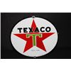 Image 1 : 1946 TEXACO WHITE T 8 LUBESTER PUMP SIGN