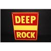 Image 1 : PORCELAIN RED DEEP ROCK GASOLINE GAS PUMP SIGN
