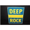 Image 1 : PORCELAIN BLUE DEEP ROCK GASOLINE GAS PUMP SIGN