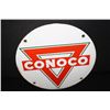 Image 1 : PORCELAIN CONOCO GASOLINE TRUCK DOOR SIGN