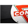 Image 3 : PORCELAIN CONOCO GASOLINE TRUCK DOOR SIGN