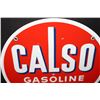 Image 2 : PORCELAIN CALSO GASOLINE GAS PUMP SIGN