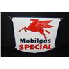 Image 1 : PORCELAIN 1947 MOBILGAS SPECIAL MOBIL PUMP SIGN